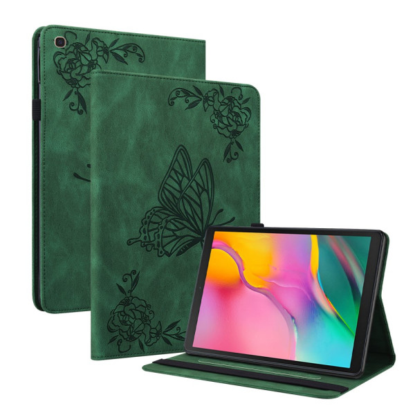 Samsung Galaxy Tab A 10.1 (2019) Leather Case Butterfly pattern