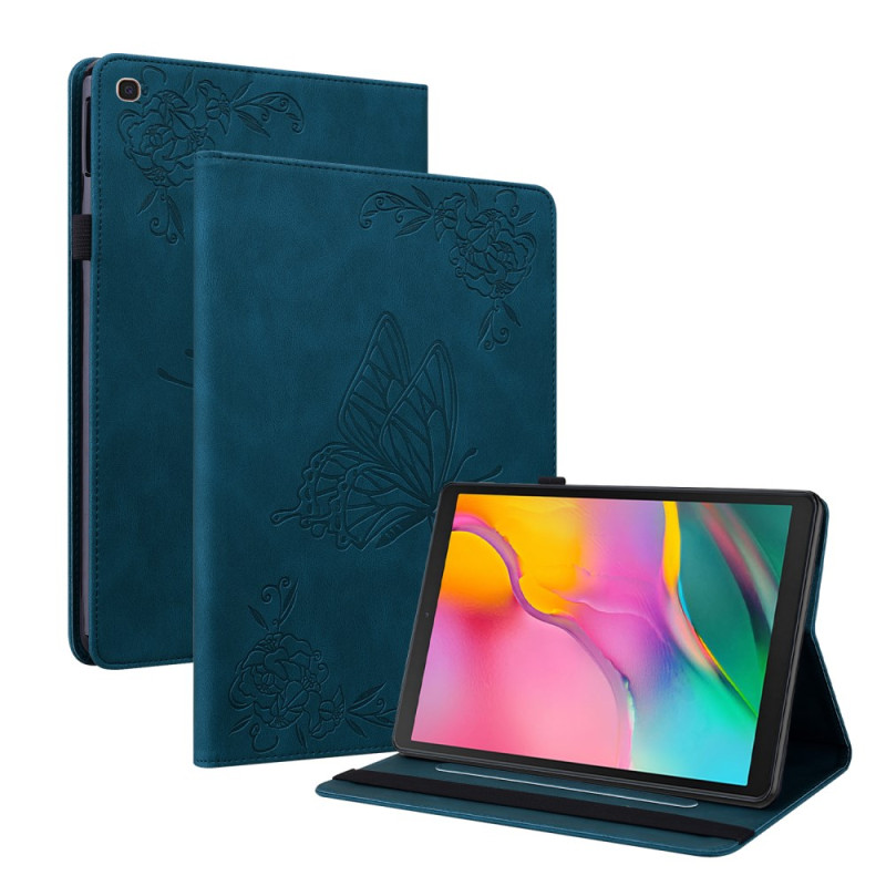 Samsung Galaxy Tab A 10.1 (2019) Leather Case Butterfly pattern