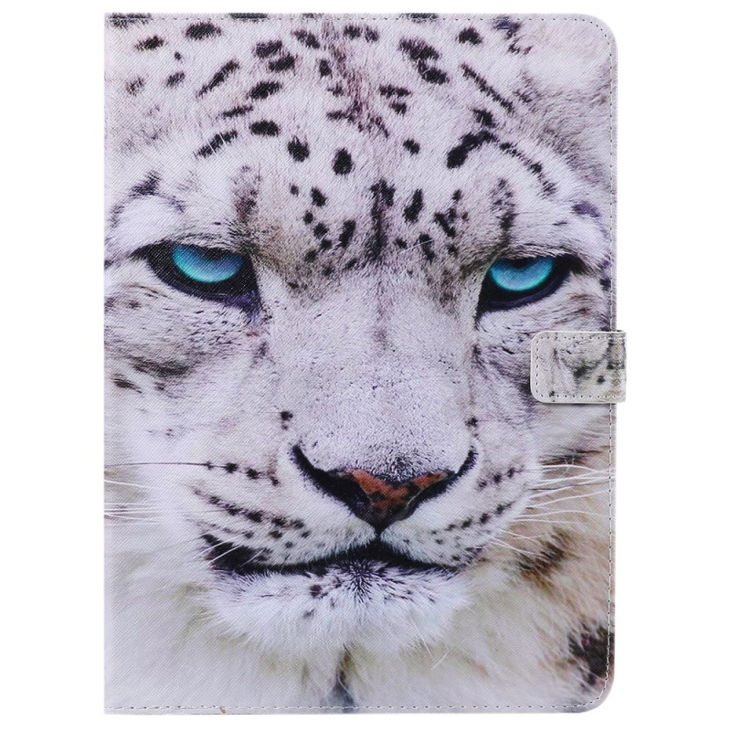 For Samsung Galaxy Tab A7 (2022) / (2020) Leopard White