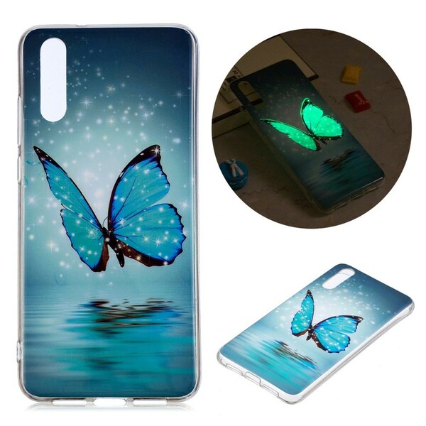 Huawei P20 Blue Butterfly Case