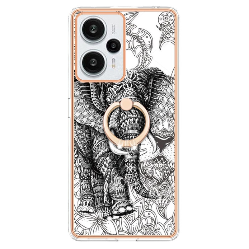 Xiaomi Poco F5 Case Totem Elephant Support Ring
