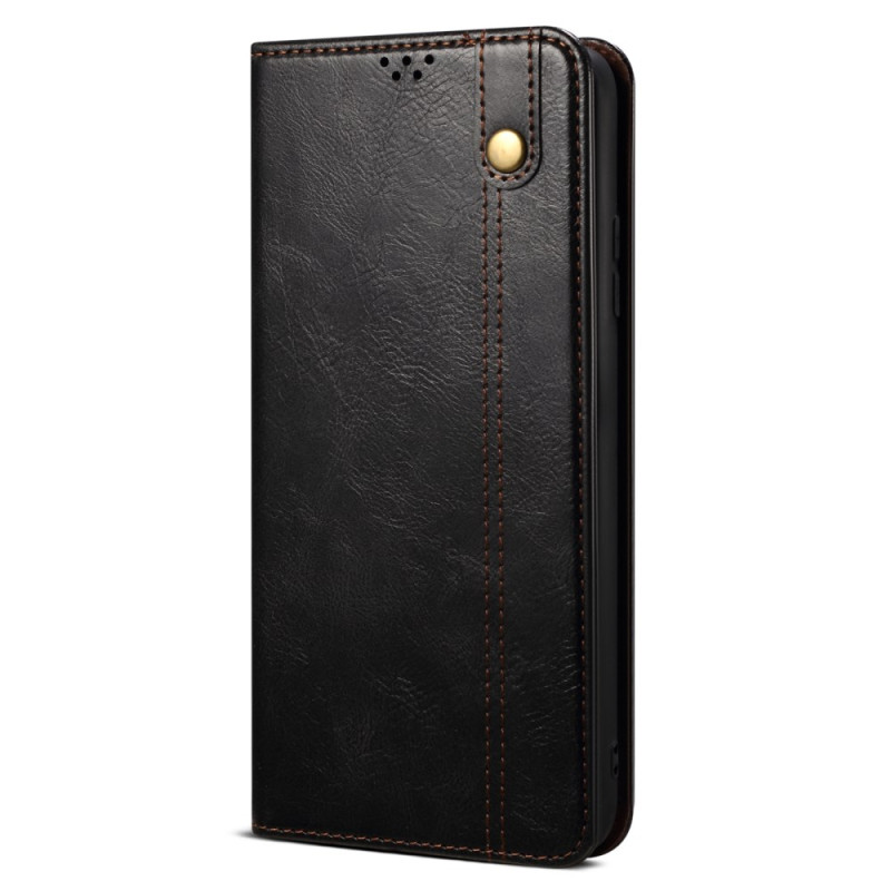 Flip Cover Poco F5 Faux Waxed Leather