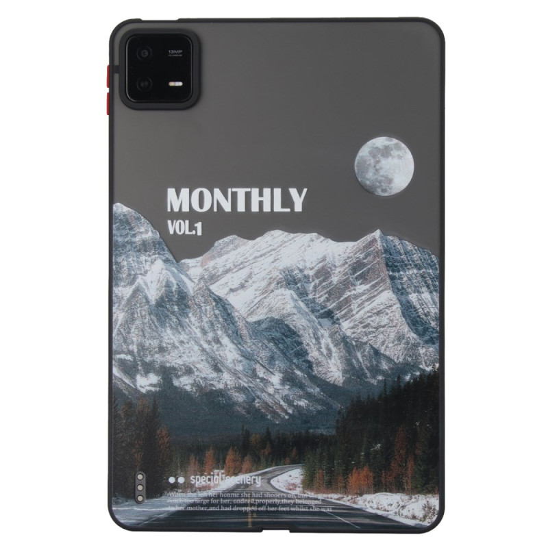 Xiaomi Pad 6 / 6 Pro Cover Snowy Mountain and Motorway
