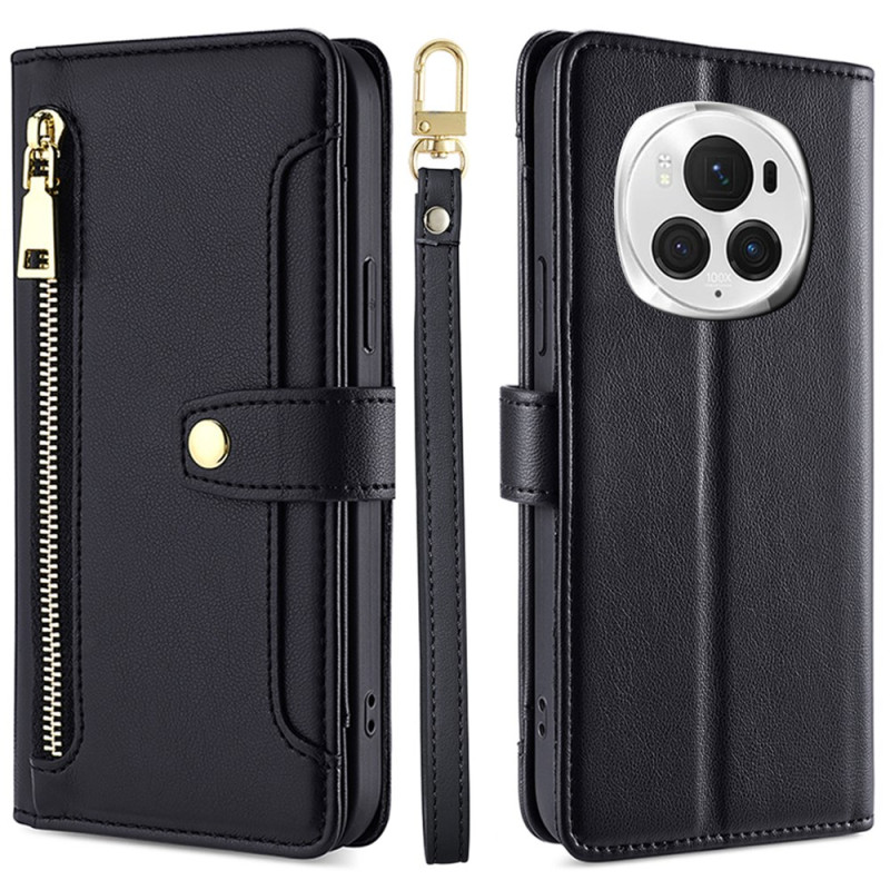 Honor Magic 6 Pro Wallet Strap and Shoulder Cover