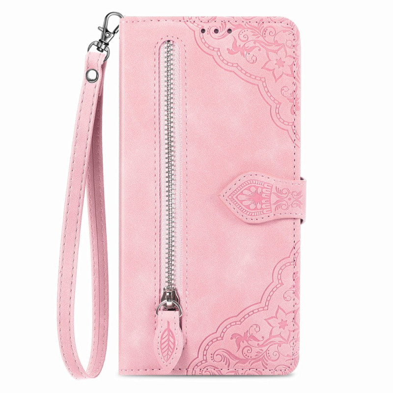 Honor Magic 6 Lite Floral Pattern Case with Strap