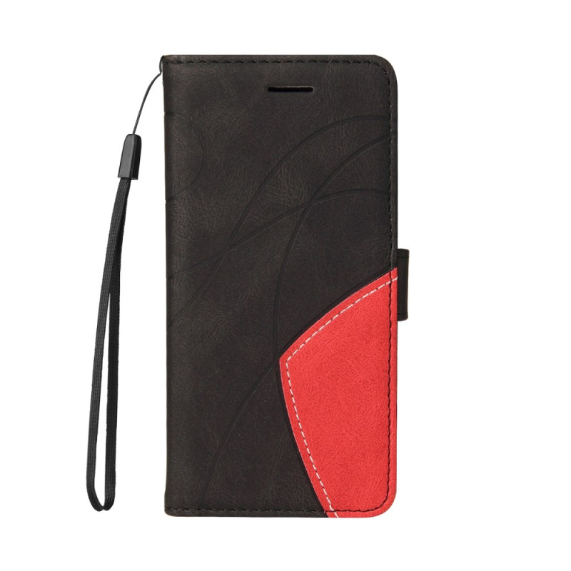 Case Honor X7b / 90 Smart Plain with Two-tone Strap Wavy Lines