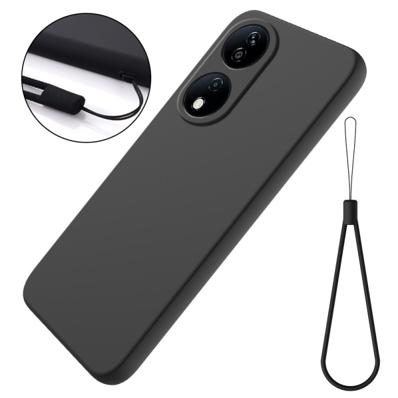 Honor X7b / 90 Smart Liquid Silicone Lanyard Case