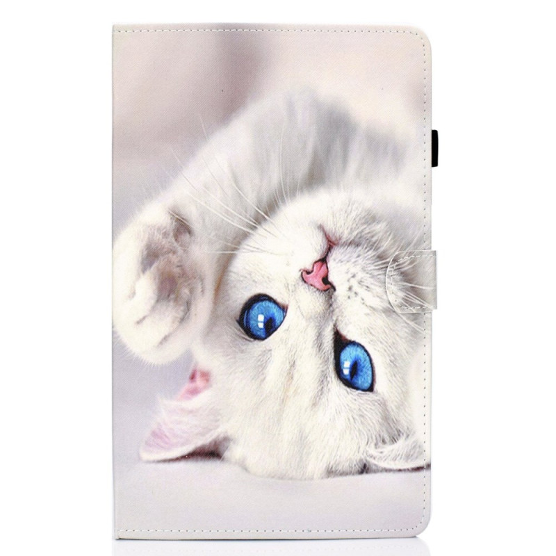 Samsung Galaxy Tab A7 Lite Case Cat white