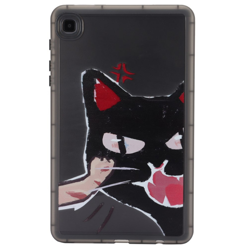 Samsung Galaxy Tab A7 Lite Cover Angry Cat