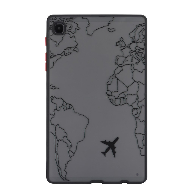 Samsung Galaxy Tab A7 Lite Airplane and Map Cover