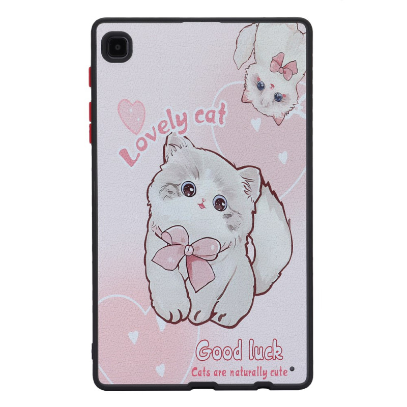 Samsung Galaxy Tab A7 Lite Cover Lovely Cat
