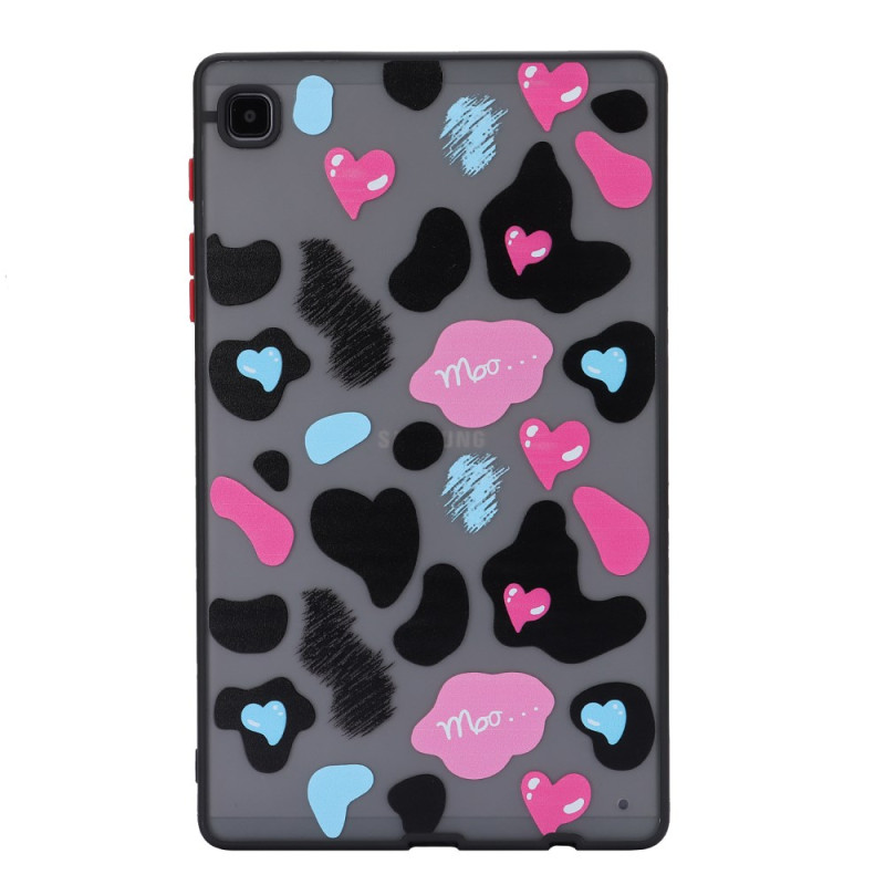 Samsung Galaxy Tab A7 Lite Hearts and Leopard Case