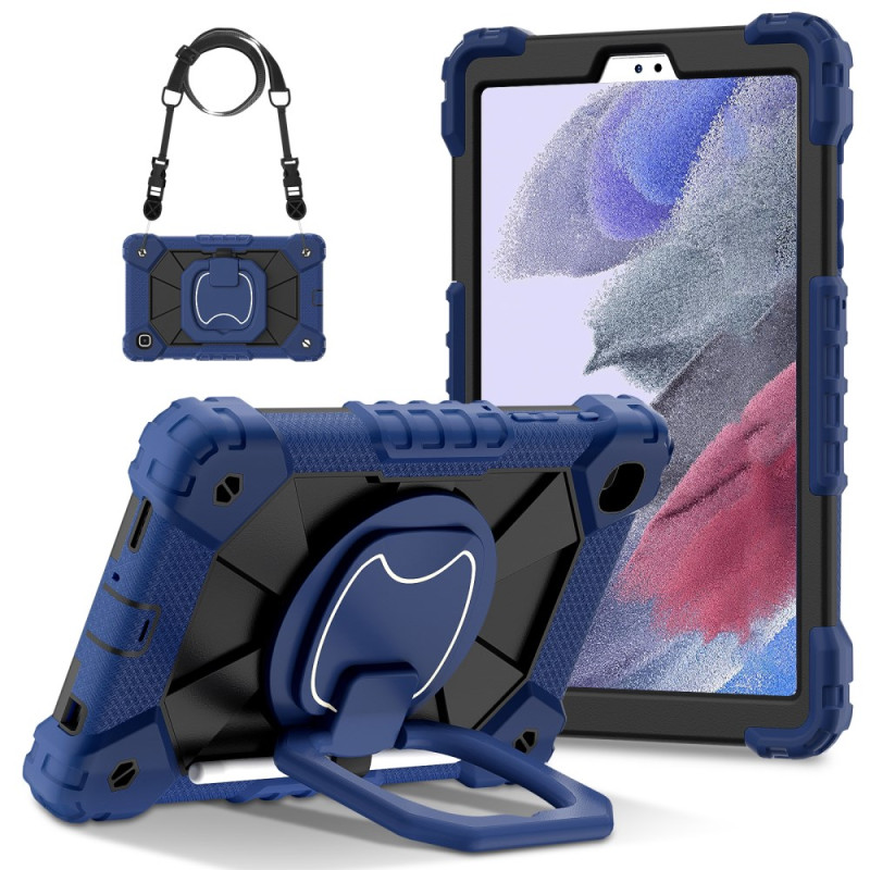 Samsung Galaxy Tab A7 Lite Case Sturdy Support Ring and Shoulder Strap