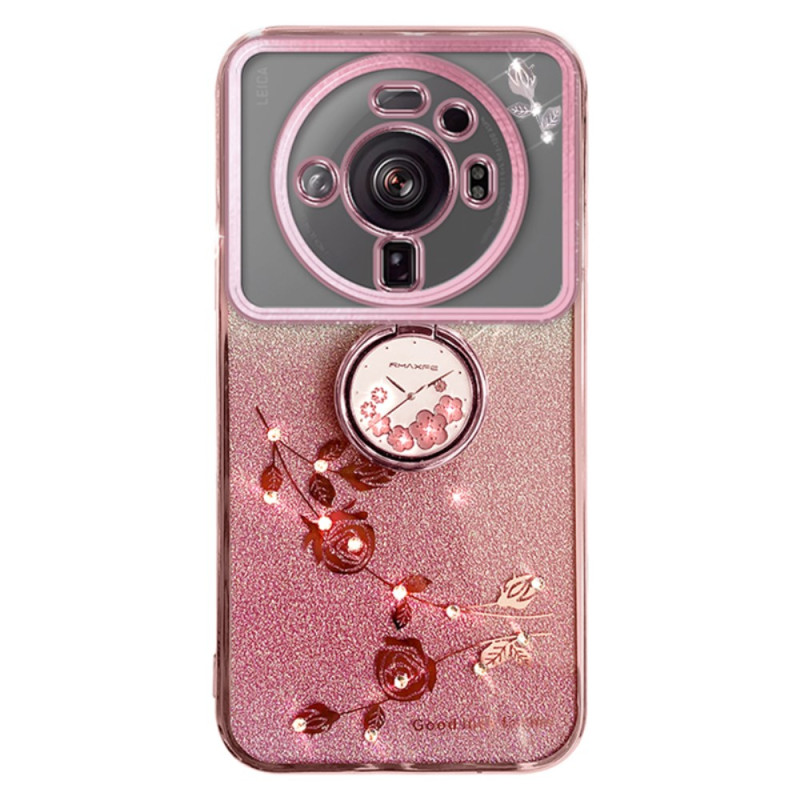 Xiaomi 12S Ultra Case Glitter Ring Support KADEM