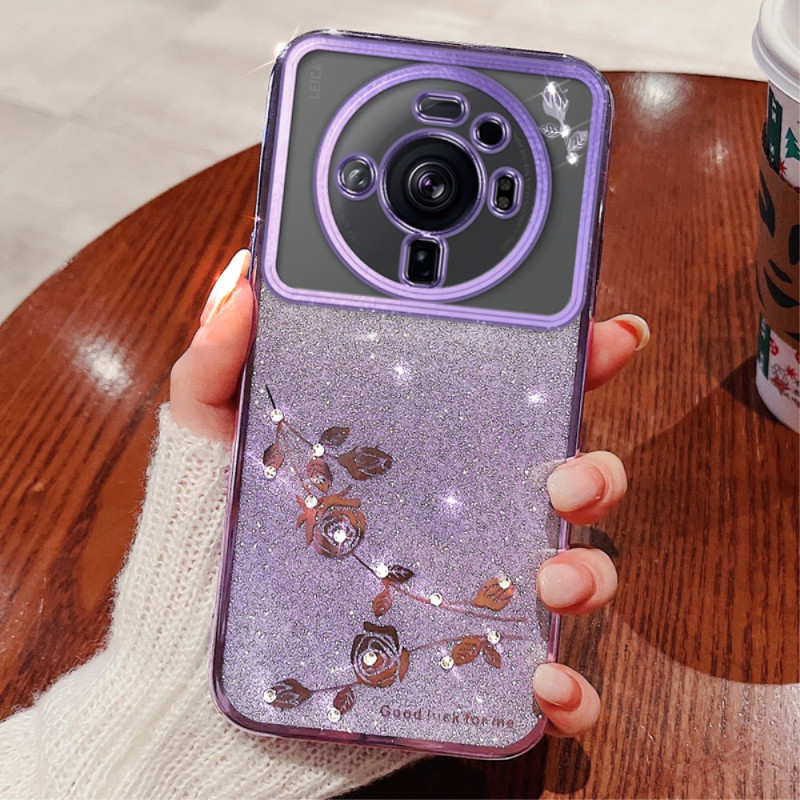 Xiaomi 12S Ultra Strass and Flowers Case KADEM