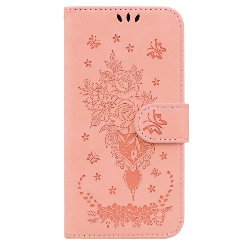 Case Oppo A57 4G / 5G / A57s / Realme Narzo 50 5G Rose pattern with strap