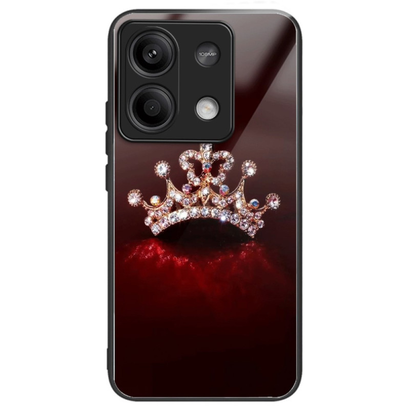 Xiaomi Redmi Note 13 5G Tempered Glass Diamond Crown Case