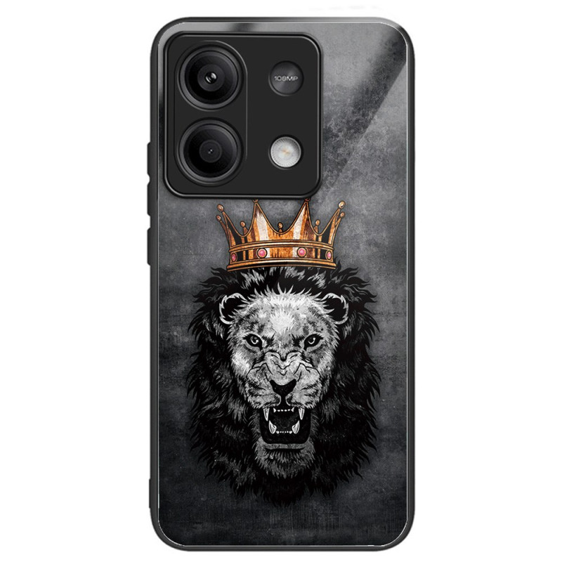 Xiaomi Redmi Note 13 5G Crowned Lion Tempered Glass Case