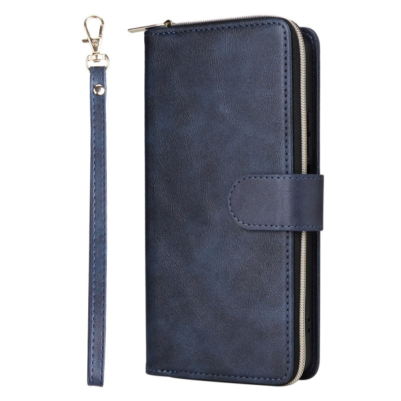 Case Xiaomi Redmi Note 13 5G Wallet with Zipper and Strap