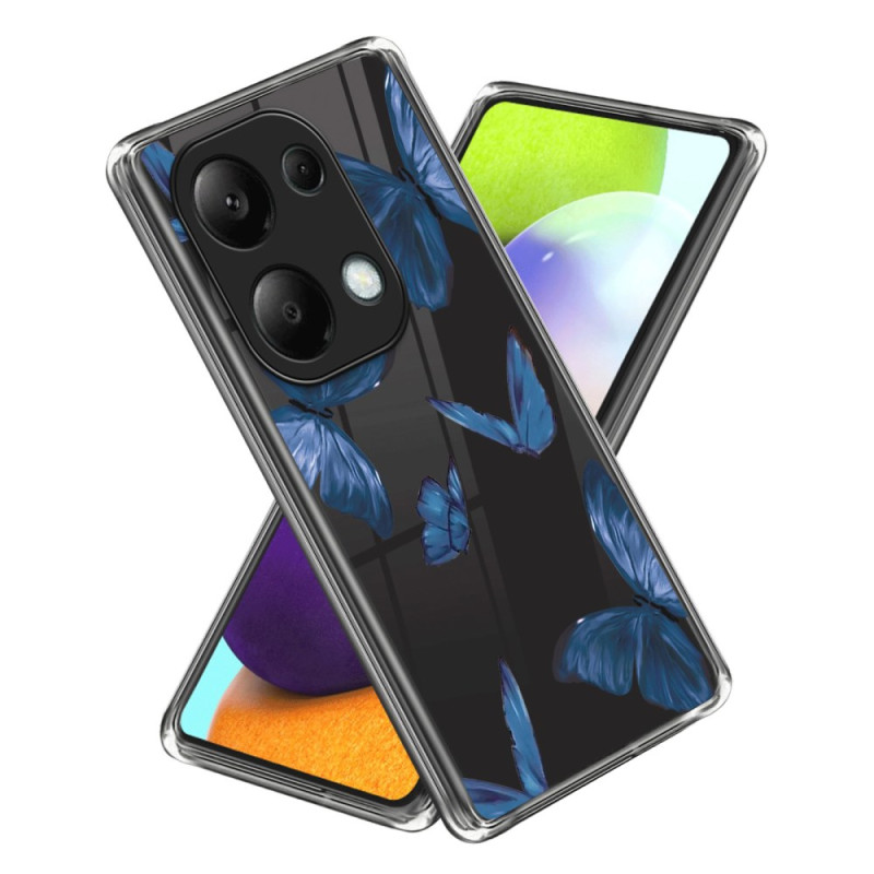 Xiaomi Redmi Note 13 Pro 4G / Poco M6 Pro 4G Case Blue Butterflies