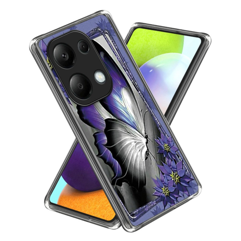 Xiaomi Redmi Note 13 Pro 4G / Poco M6 Pro 4G Case Butterfly Purple