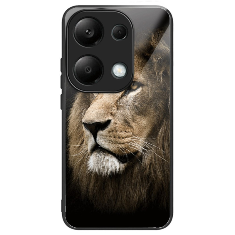 Xiaomi Redmi Note 13 Pro 4G / Poco M6 Pro 4G Case Lion Head Tempered Glass