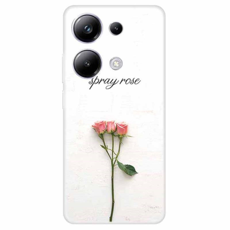 Xiaomi Redmi Note 13 Pro 4G / Poco M6 Pro 4G Case Three Flowers