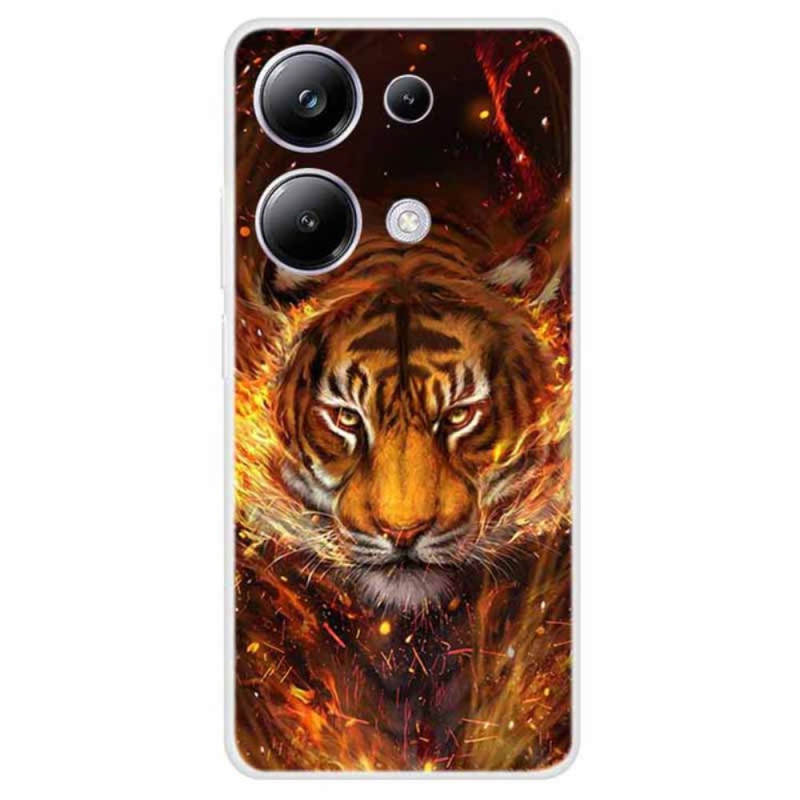 Xiaomi Redmi Note 13 Pro 4G / Poco M6 Pro 4G Flaming Tiger Case