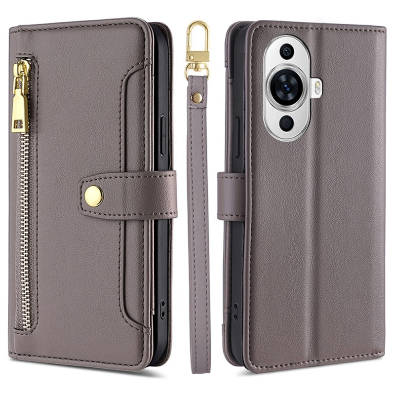 Case Huawei Nova 12S Wallet Lanyard and Shoulder Strap