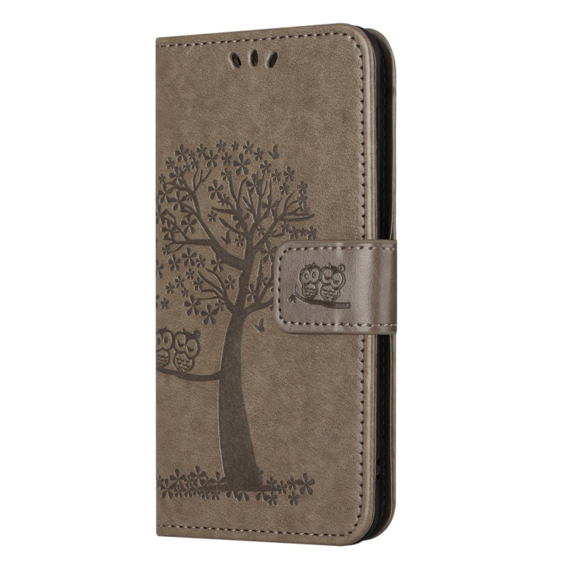 Case Samsung Galaxy M15 5G Owl and Tree with Lanyard