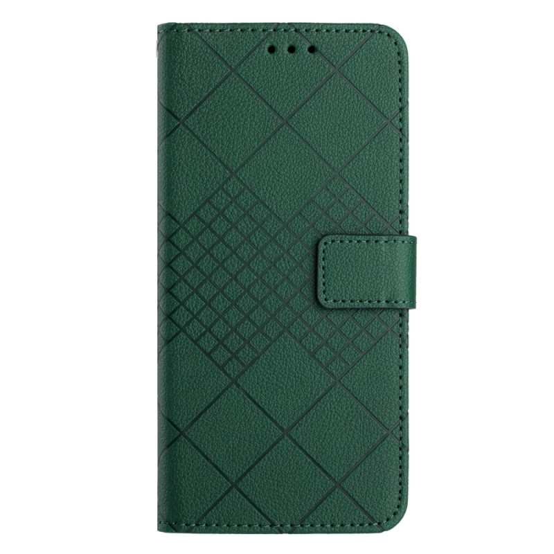 Case Samsung Galaxy M15 5G Texture Lychee
 Losanges à Lanière