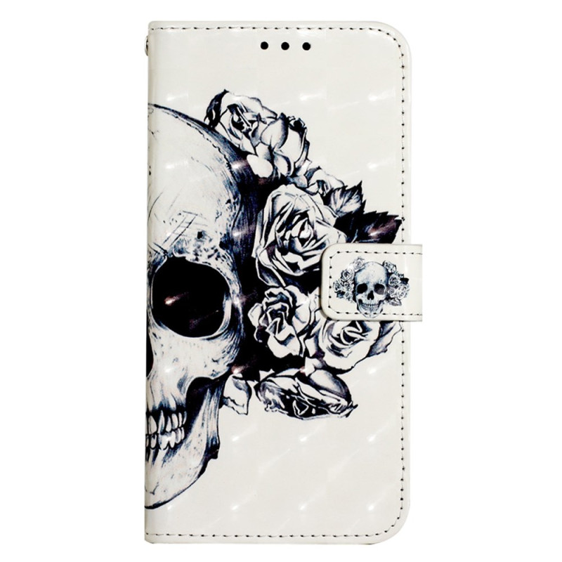 Oppo A79 5G Flower Skull Case