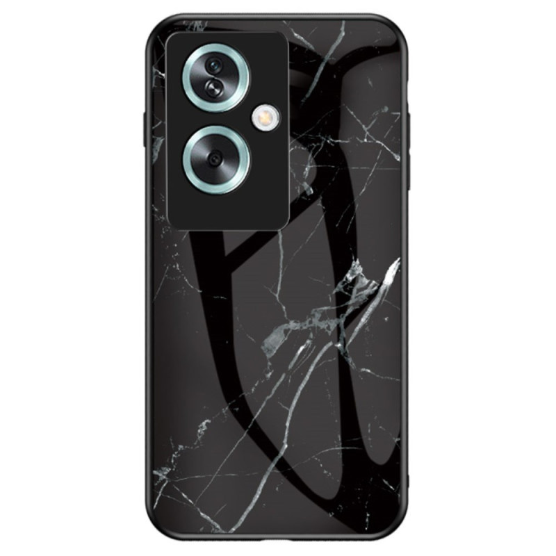 Oppo A79 5G Marble Tempered Glass Case