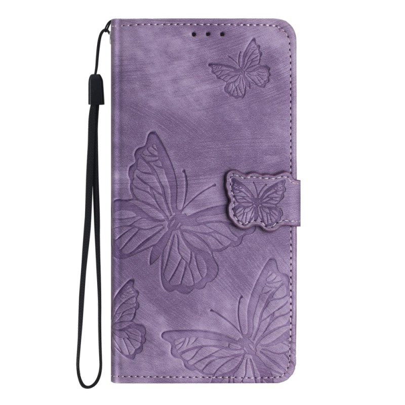 Case Oppo A79 5G Butterfly Pattern with Strap