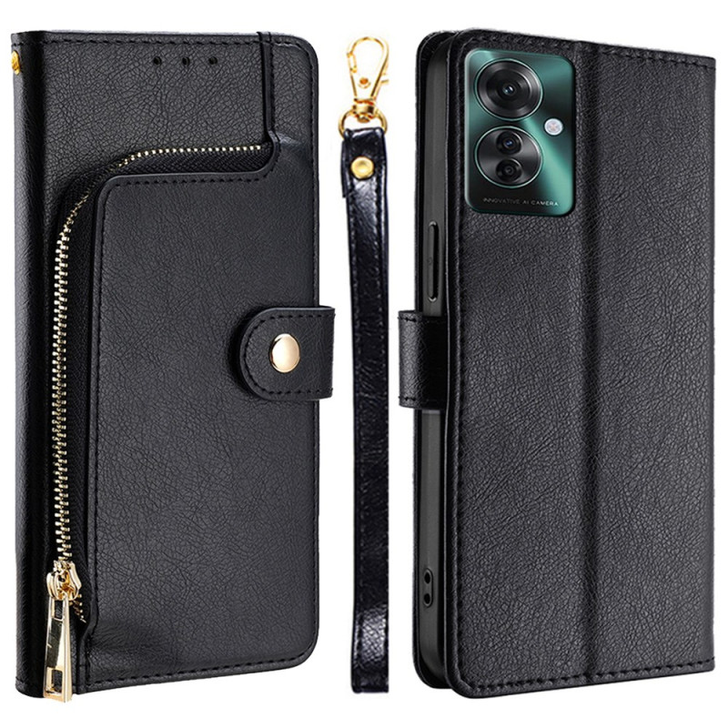 Oppo Reno 11F 5G Wallet and Lanyard Case