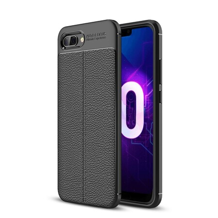 Cover Huawei Honor 10 Leather Effect Lychee Double line