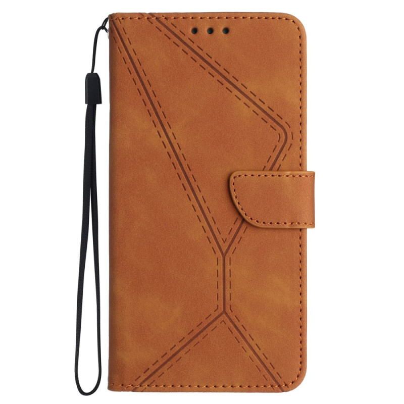 Oppo A58 Lanyard Case Lines and Dots