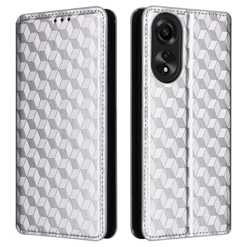 Flip Cover Oppo A58 Diamond pattern