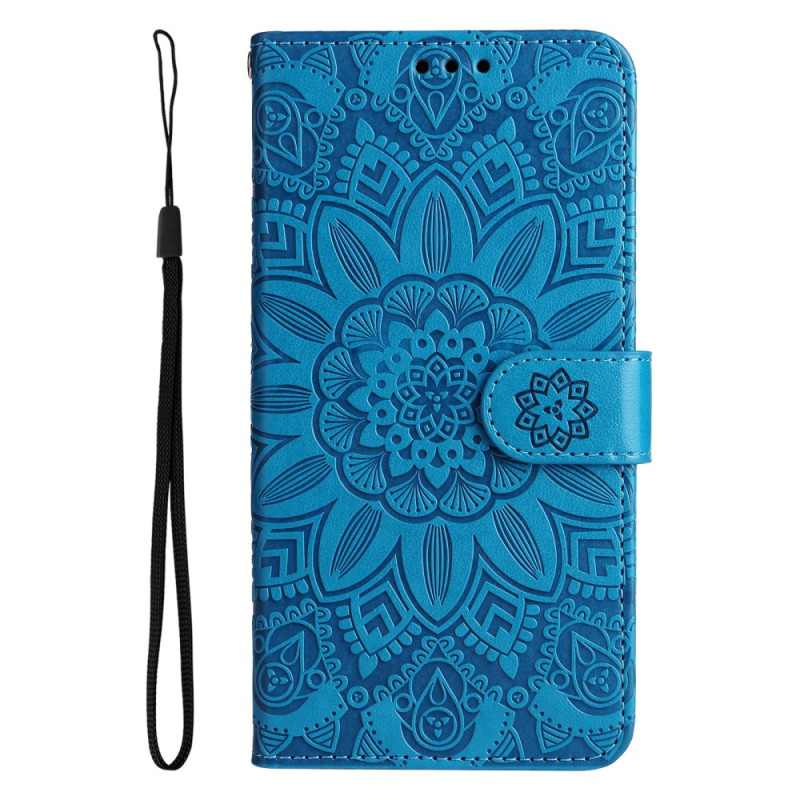 Oppo A38 Sunflower Pattern Case with Strap