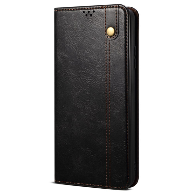 Flip Cover Oppo A78 Imitation Waxed Leather