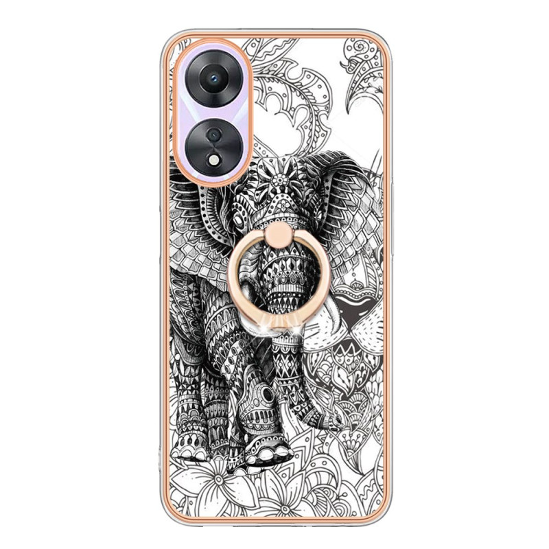 Case Oppo A78 5G Totem Elephant Ring Stand