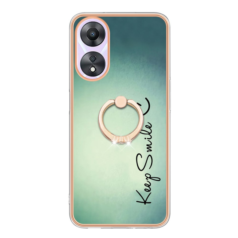 Oppo A78 5G Case Keep Smile Support Ring