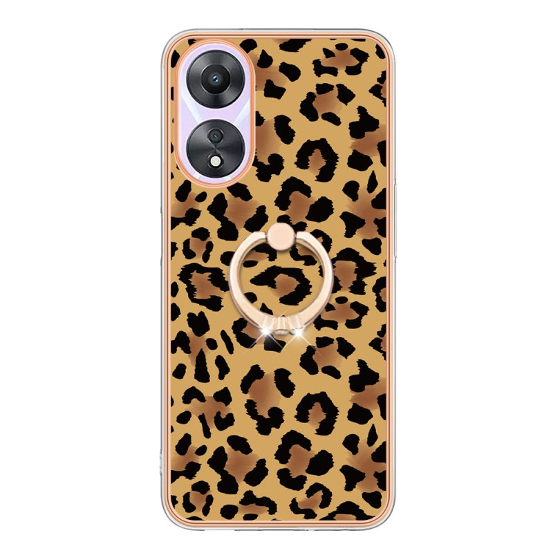 Oppo A78 5G Case Leopard Ring Support