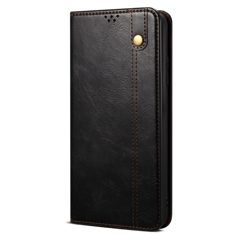 Flip Cover Oppo A78 5G Faux Leather Waxed