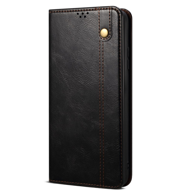 Flip Cover Oppo A98 5G Faux Leather Waxed