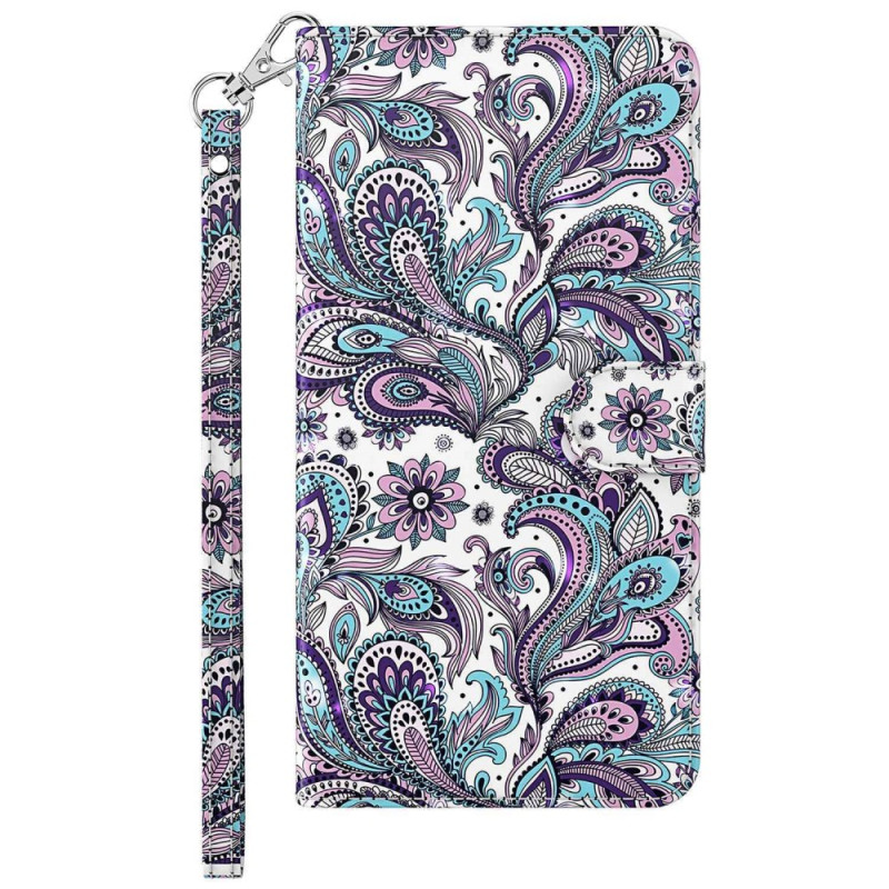 Oppo A17 / A17k Purple Impatiens Lanyard Case