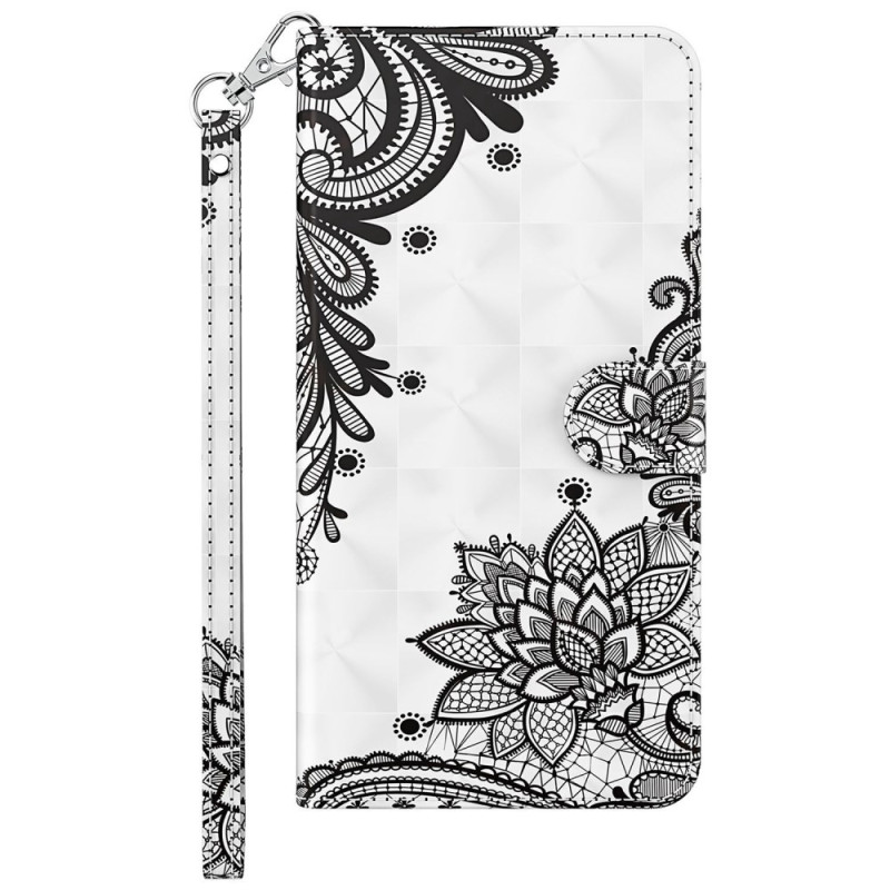 Oppo A17 / A17k Lace Flower Strap Case