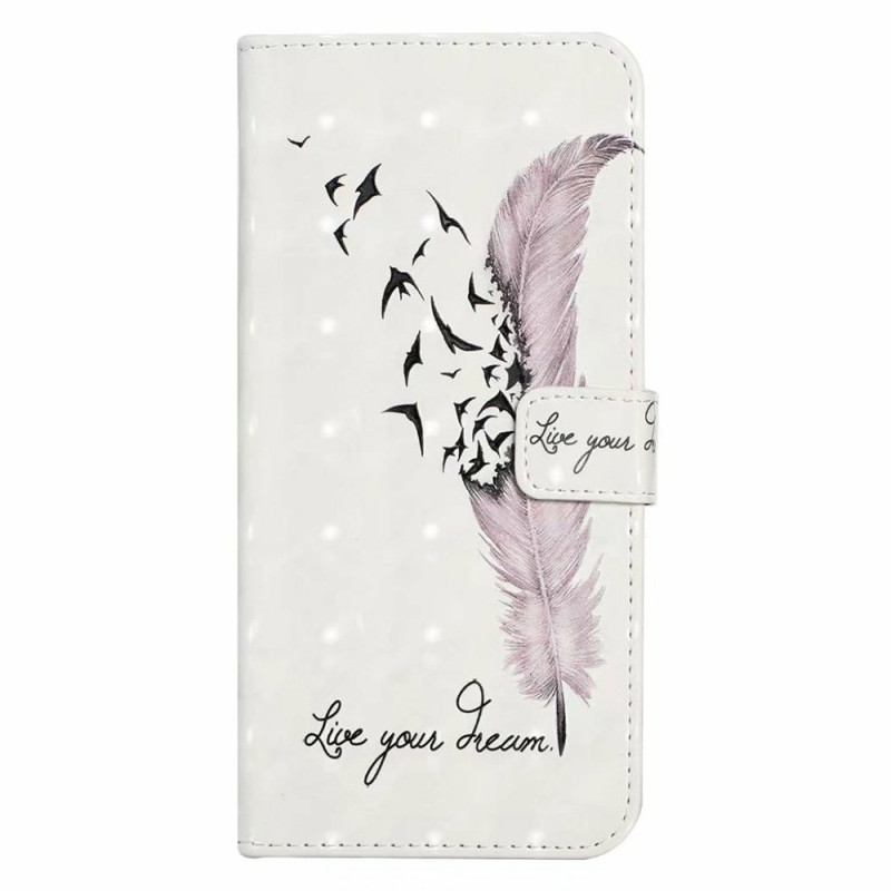 Case Oppo A17 Feather Purple