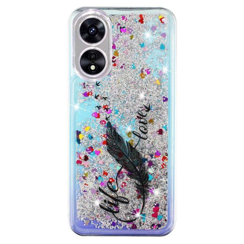 Oppo A17 / A17k Glitter Feather Case