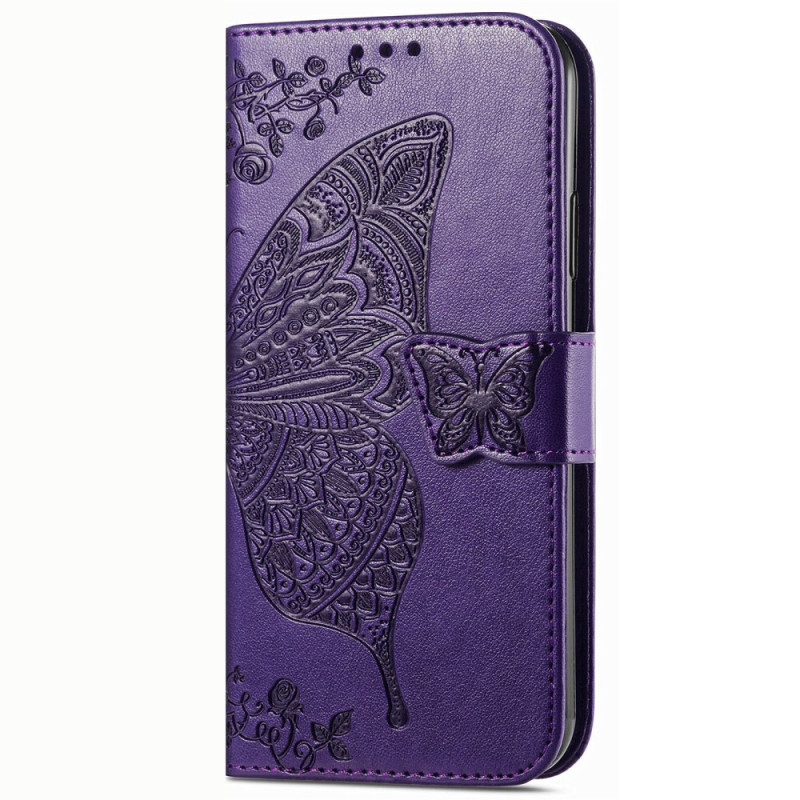 Case Oppo A17 / A17k Butterfly Baroque à Lnaière